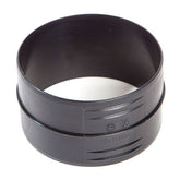 Whale Air Duct Fitting Straight 90mm x 90mm Black - DX9014B